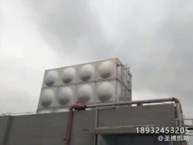 應急水箱 - 不銹鋼樓頂消防水箱安裝案例