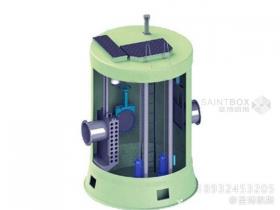 玻璃鋼智能型一體化預制泵站，污水提升泵站廠家，污水提升一體化水箱
