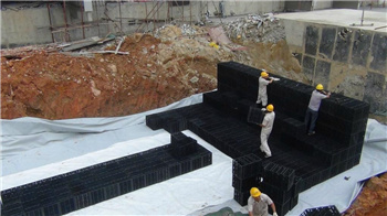 雨水收集系統在安裝時土建方面的施工步驟