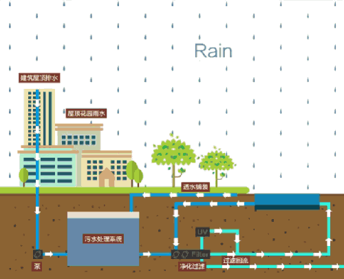 使用雨水收集系統的雨水花園的妙處